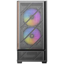 Caja ordenador gaming antec p30 atx argb mid - tower cristal templado negra