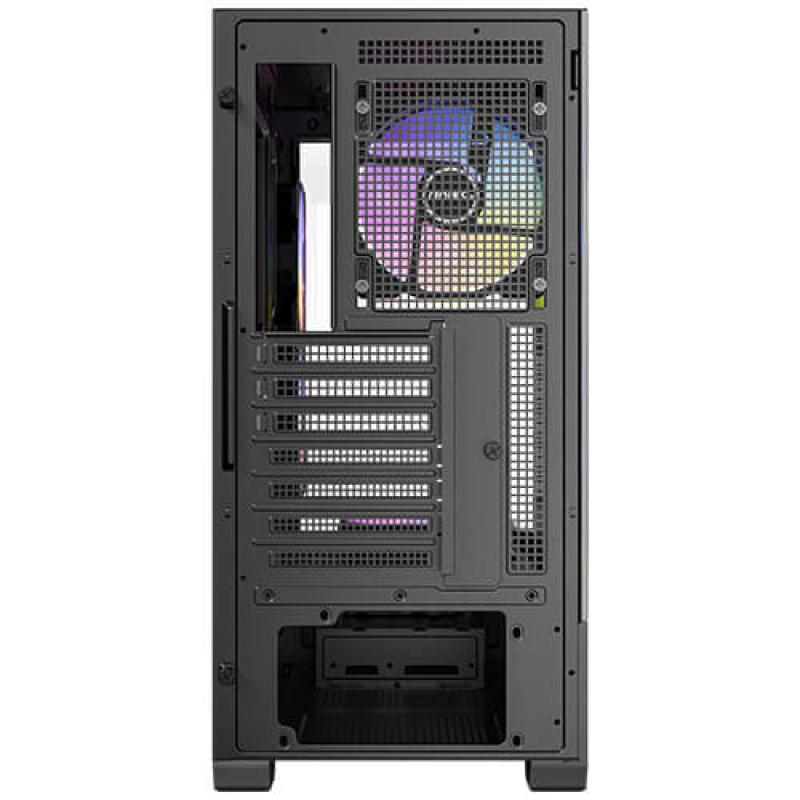 Caja ordenador gaming antec cx705 atx argb cristal templado negra