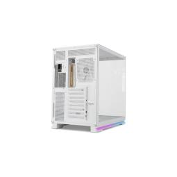 Caja ordenador gaming nox hummer galaxy atx argb cristal templado blanca