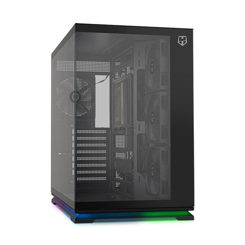 Caja ordenador gaming nox hummer galaxy atx argb cristal templado negra
