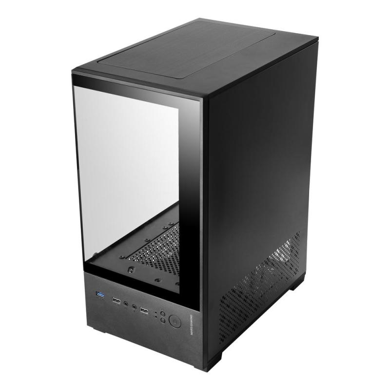 Caja ordenador mars gaming mc - se2 matx cristal templado negra