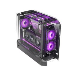 Caja ordenador mars gaming mcedge atx cristal templado negro