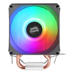 Ventilador disipador cpu mars gaming mcpux2 frgb 90mm negro