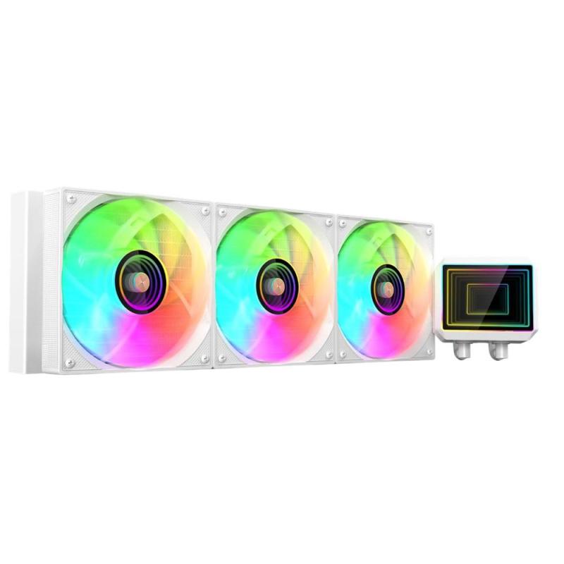 Kit refrigeracion liquida mars gaming ml - two360w argb 3x 120mm blanco