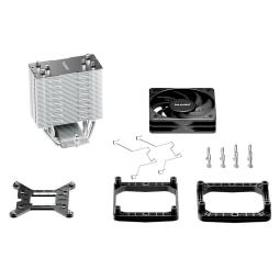 Ventilador disipador cpu be quiet! pure rock slim 3 100mm plata