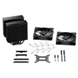 Ventilador disipador cpu be quiet! pure rock pro 3 2x 120mm negro