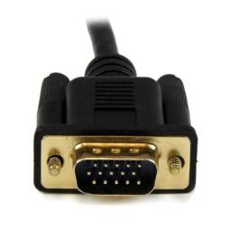 Cable hdmi - micro usb tipo b a vga startech 3m - macho - hembra - macho - negro