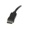 Cable displayport a dvi 3m - macho - macho - negro