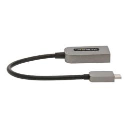 Cable usb tipo c a hdmi 4k startech 13cm - macho - hembra - gris