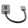 Cable usb tipo c a hdmi 4k startech 13cm - macho - hembra - gris