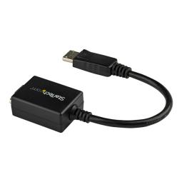 Adaptador displayport a vga startech 28cm - macho - hembra - negro