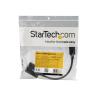 Adaptador displayport a vga startech 28cm - macho - hembra - negro