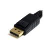 Adaptador displayport a vga startech 28cm - macho - hembra - negro