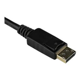 Adaptador displayport a vga startech 28cm - macho - hembra - negro