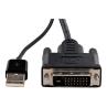 Adaptador dvi a displayport - usb 2.0 startech macho - hembra - negro