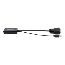 Adaptador dvi a displayport - usb 2.0 startech macho - hembra - negro