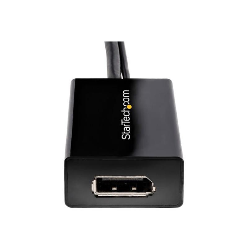 Adaptador dvi a displayport - usb 2.0 startech macho - hembra - negro