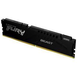 Memoria ram ddr5 16gb kingston - 6000mt - s - fury beast - cl30 - negro