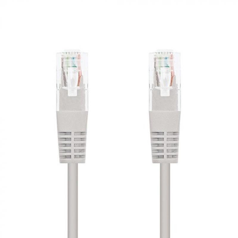 Latiguillo cable red utp cat6 rj45 nanocable 5m awg24 - Imagen 1