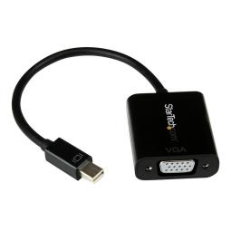 Adaptador mini dp a vga startech 22cm - macho - hembra - negro
