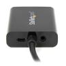 Adaptador hdmi a vga - jack 3.5mm - micro usb tipo b startech 25cm - macho - hembra - negro