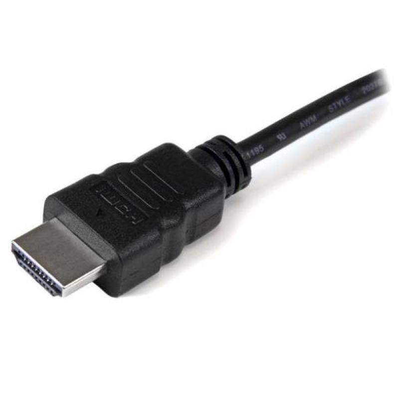 Adaptador hdmi a vga - jack 3.5mm - micro usb tipo b startech 25cm - macho - hembra - negro