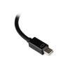 Adaptador mini dp a vga startech 22cm - macho - hembra - negro