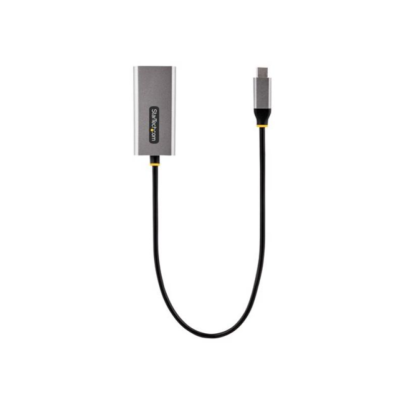 Adaptador de red usb tipo c a rj45 startech macho - hembra - gris