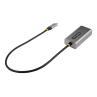 Adaptador de red usb tipo c a rj45 startech macho - hembra - gris