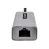Adaptador de red usb tipo c a rj45 startech macho - hembra - gris