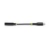 Adaptador usb tipo c a mini jack 3.5mm startech 12.7cm - macho - hembra - negro