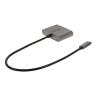 Adaptador usb tipo c a usb tipo c - usb tipo a - hdmi startech macho - hembra - gris