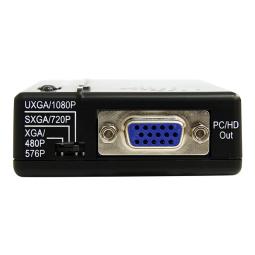 Adaptador conversor de video startech vid2vgatv2