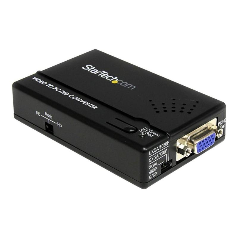 Adaptador conversor de video startech vid2vgatv2