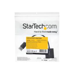Cable displayport a vga startech 10cm - macho - hembra - negro