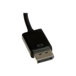 Cable displayport a vga startech 10cm - macho - hembra - negro