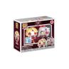 Funko pop keychain hazbin hotel charlie y vaggie