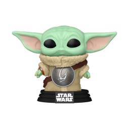 Funko pop star wars grogu with mudhorn chest armor
