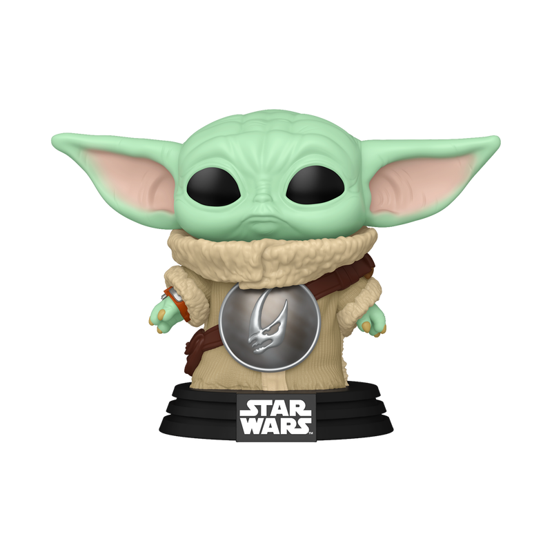Funko pop star wars grogu with mudhorn chest armor
