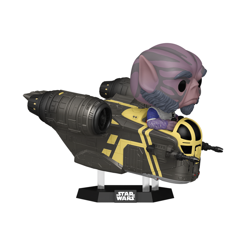 Funko pop star wars rides deluxe zeb orrelios en la razor crest