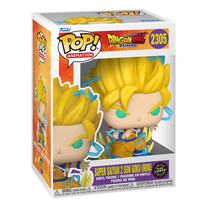 Funko pop dragon ball daima super saiyan son goku una unidad chase aleatoria (glow)