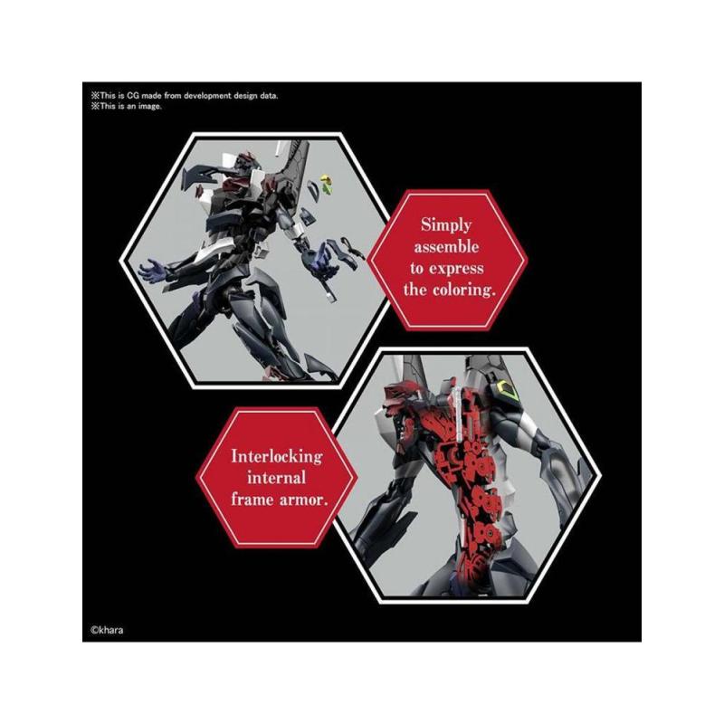 Maqueta bandai hobby neon genesis evangelion rg eva unit 03 shield virtue set