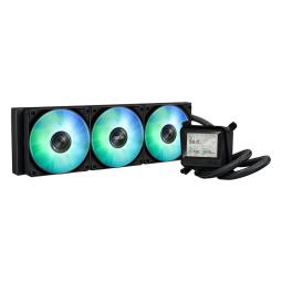 Kit refrigeracion liquida asus max gaming lc 360 argb lcd 3x 120mm negro