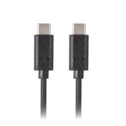 Cable usb tipo c lanberg 1.8m - macho - macho - negro