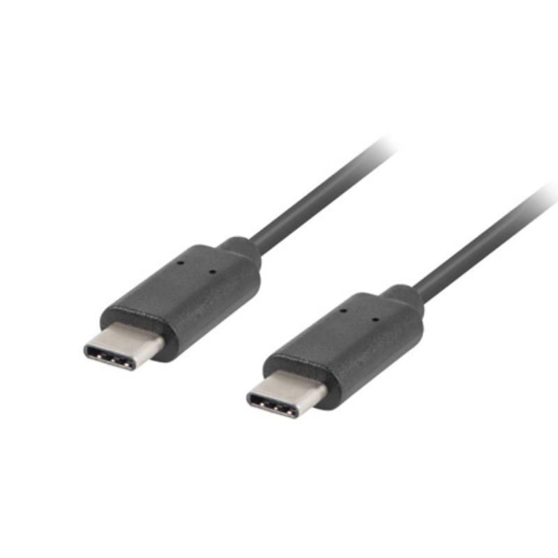 Cable usb tipo c lanberg 1.8m - macho - macho - negro