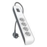 Regleta alimentacion belkin bsv400vf2m - v2 4 tomas proteccion sobretension cable 2m