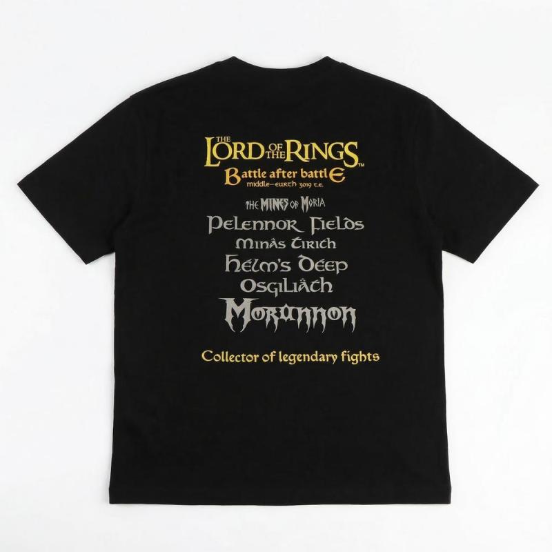 Camiseta corta single jersey set the lord of the rings m
