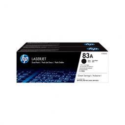 Toner hp original laserjet 83a black pack - 2 cf283ad - Imagen 1