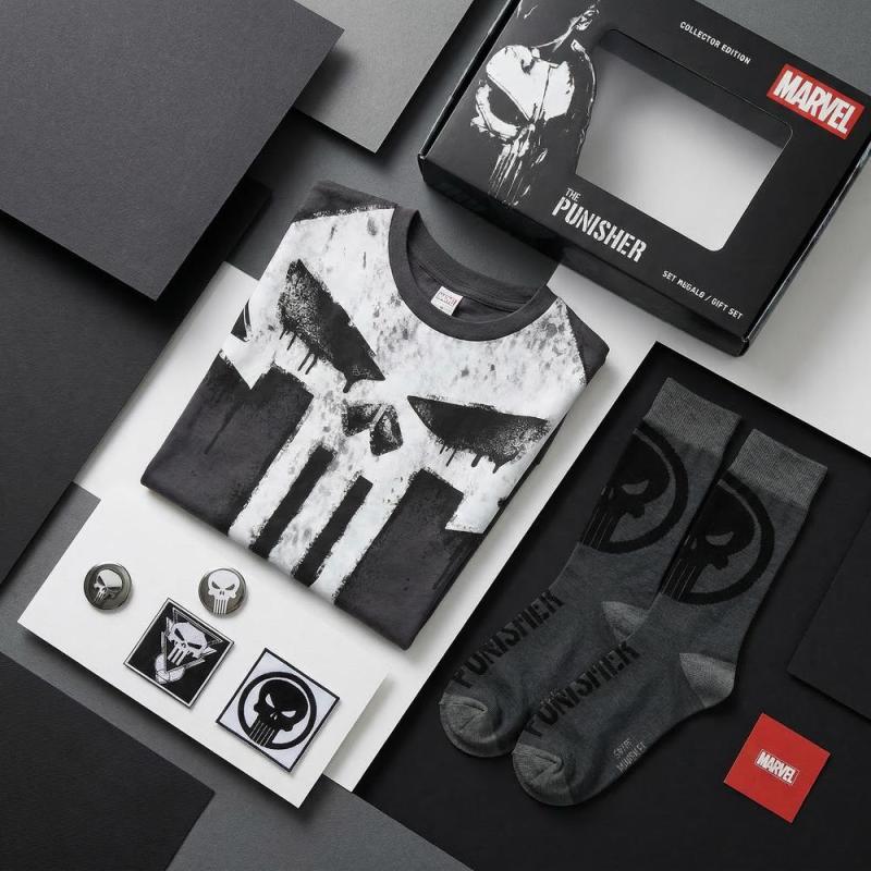 Camiseta corta single jersey set punisher m