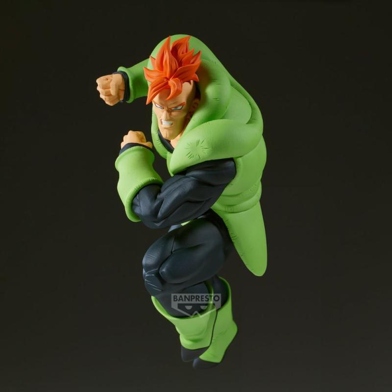 Figura banpresto dragon ball z match makers android 16(vs cell) 17cm